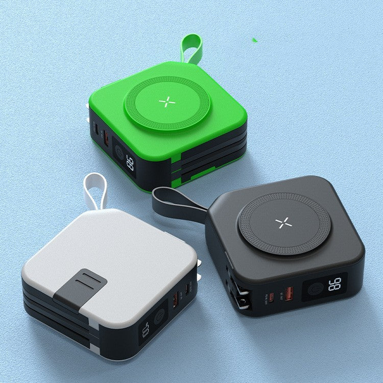 Magnetic Wireless Power Bank Five-in-one Magnetic Wireless Power Bank Five-in-one